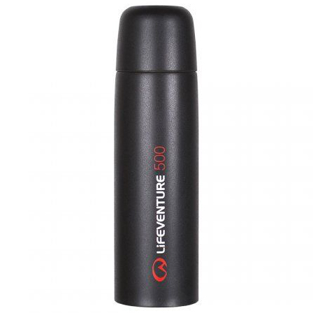 Lifeventure TiV Vacuum Flask 500 ml Black - Image 2