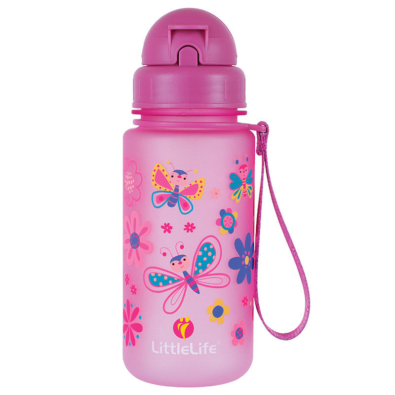 E-shop LittleLife Water Bottle 400ml butterflies