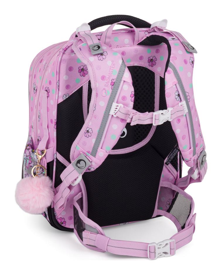 Školní batoh Bagmaster Lumi 24 G Pink - Obrázek 3