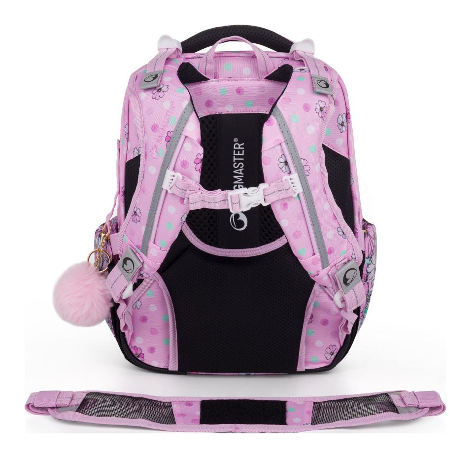 Školní batoh Bagmaster Lumi 24 G Pink - Obrázek 4