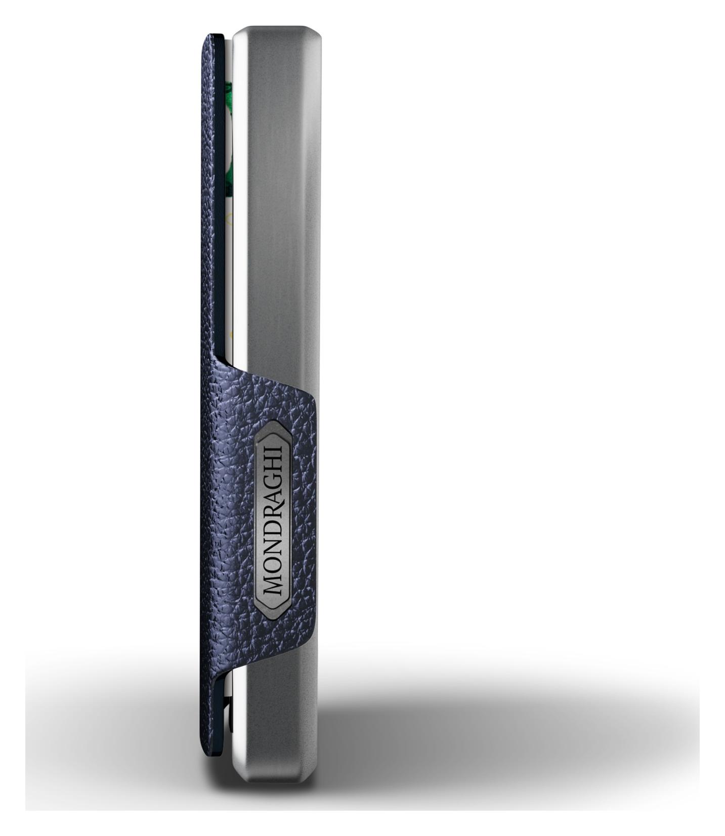 Kožená mini peněženka Mondraghi One Blue