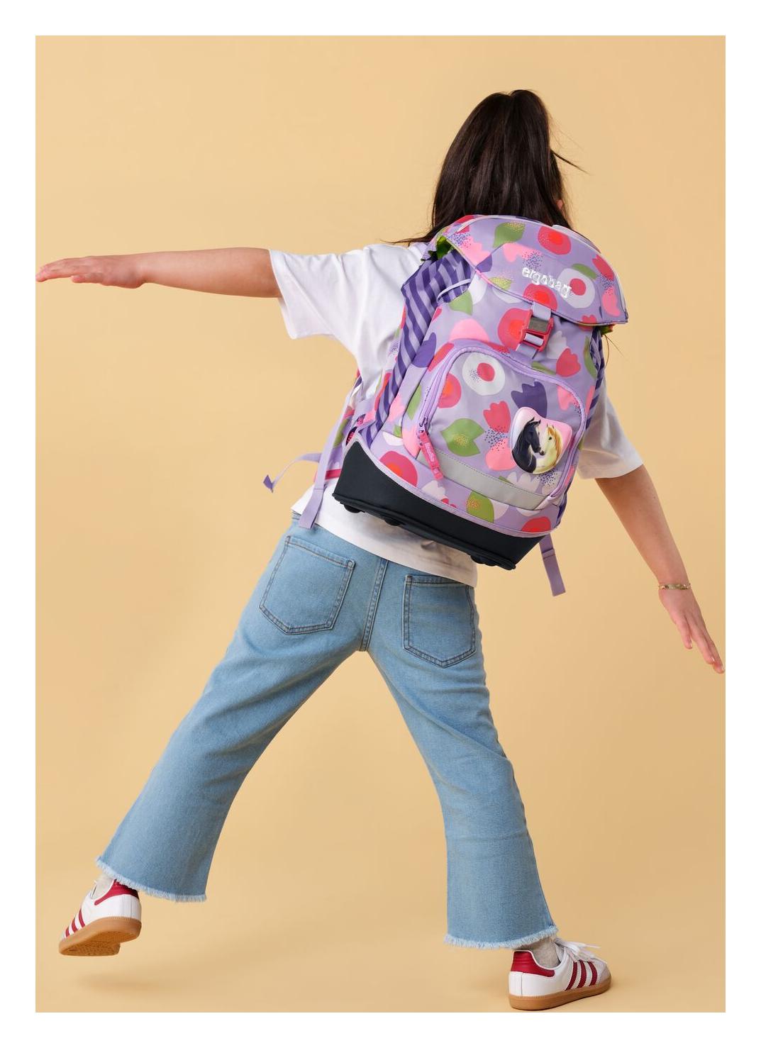 Školní batoh Ergobag Prime Flower PowBear - Obrázek 6