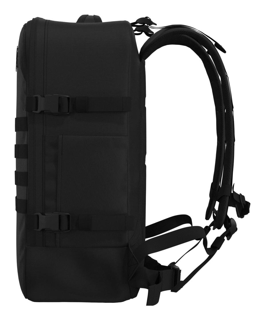 Cestovní batoh CabinZero Military 44L Absolute Black - Obrázek 5