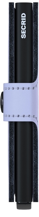 Kožená mini peněženka Secrid Miniwallet Matte Lilac-Black