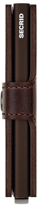 Kožená mini peněženka Secrid Miniwallet Vintage Chocolate