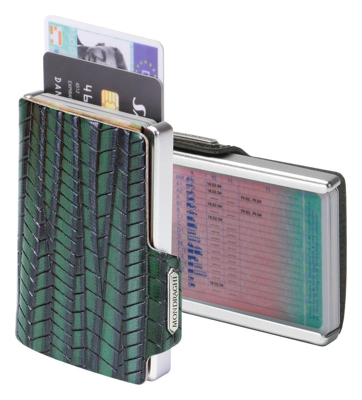 Kožená mini peněženka Mondraghi Evolution Green