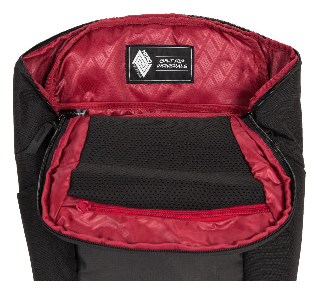 Studentský batoh Nitro Nikuro Tough Black - Obrázek 5