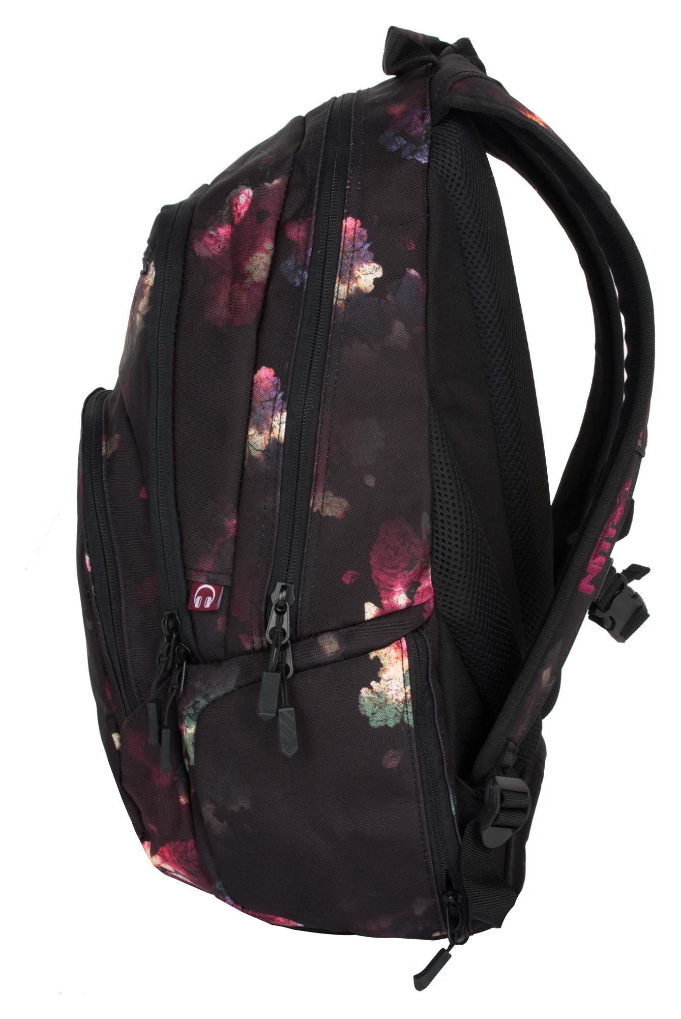 Studentský batoh Nitro Stash 29 Black rose - Obrázek 3