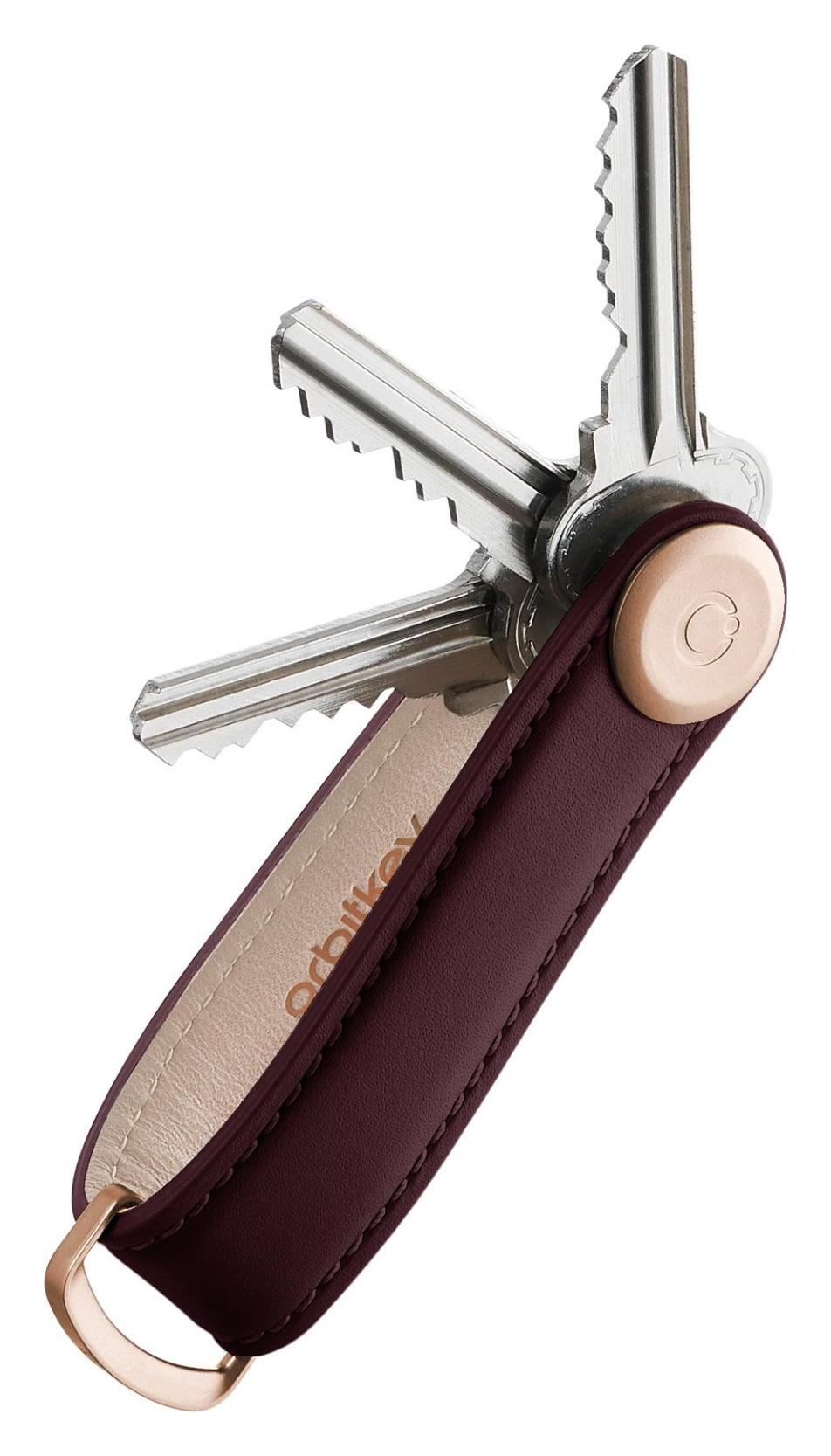 Klíčenka Orbitkey Leather Wine