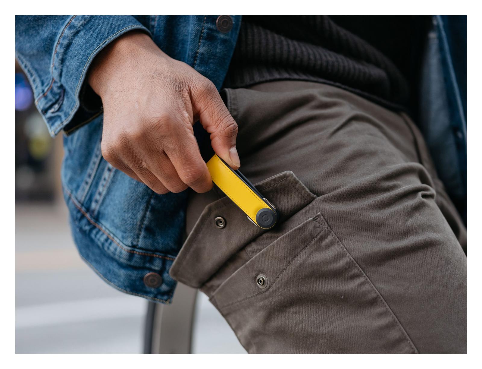 Orbitkey Hybrid Leather Solar Yellow - Image 4