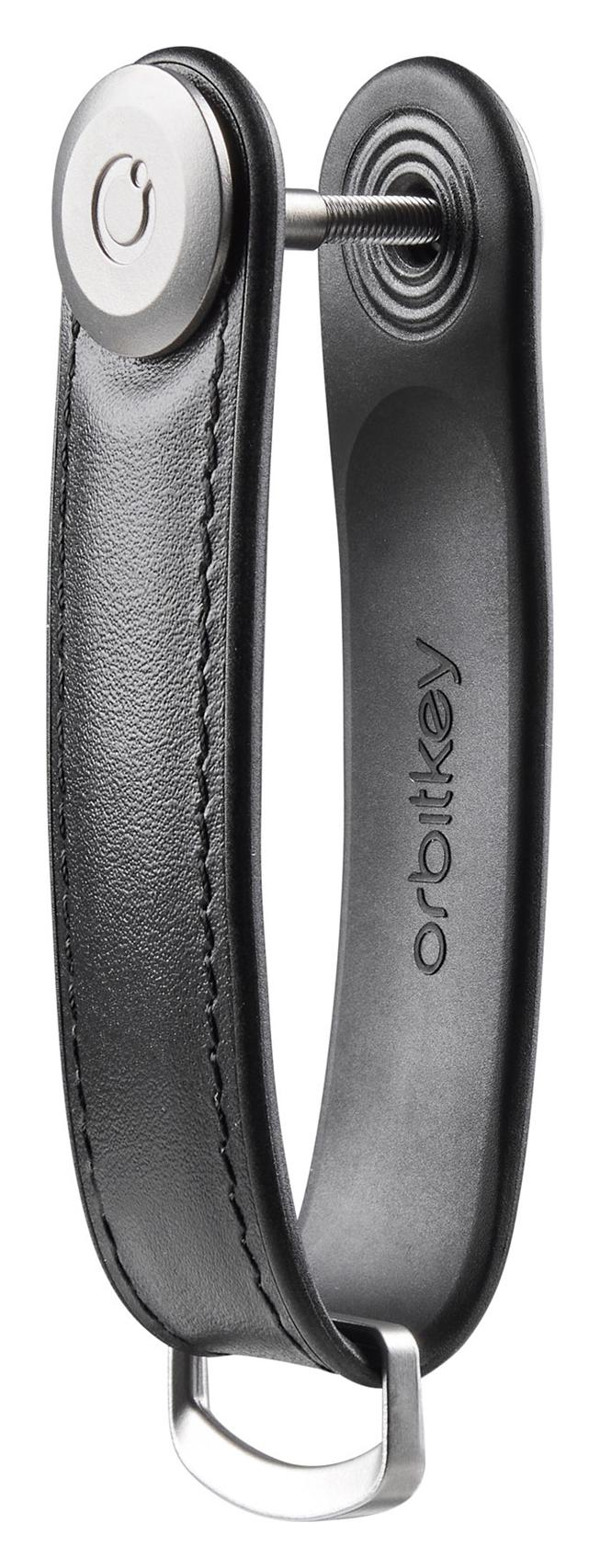 Klíčenka Orbitkey Hybrid Leather Black