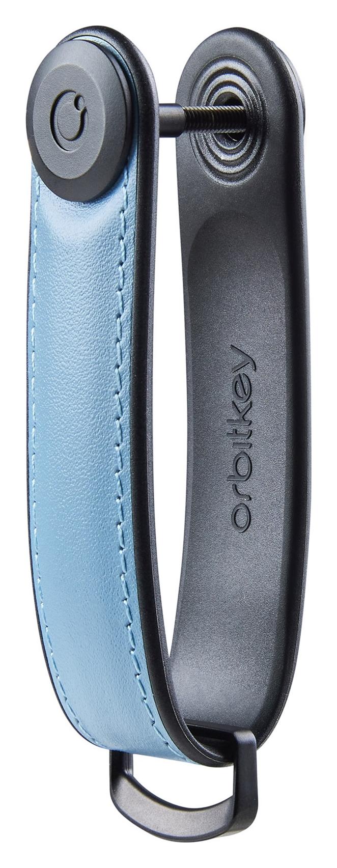 Klíčenka Orbitkey Hybrid Leather Lake Blue