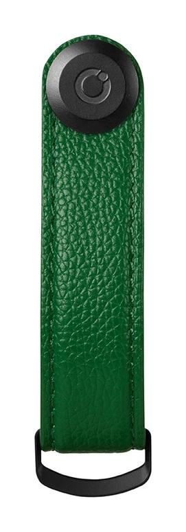 Klíčenka Orbitkey Pebbled Leather Key Organiser Emerald