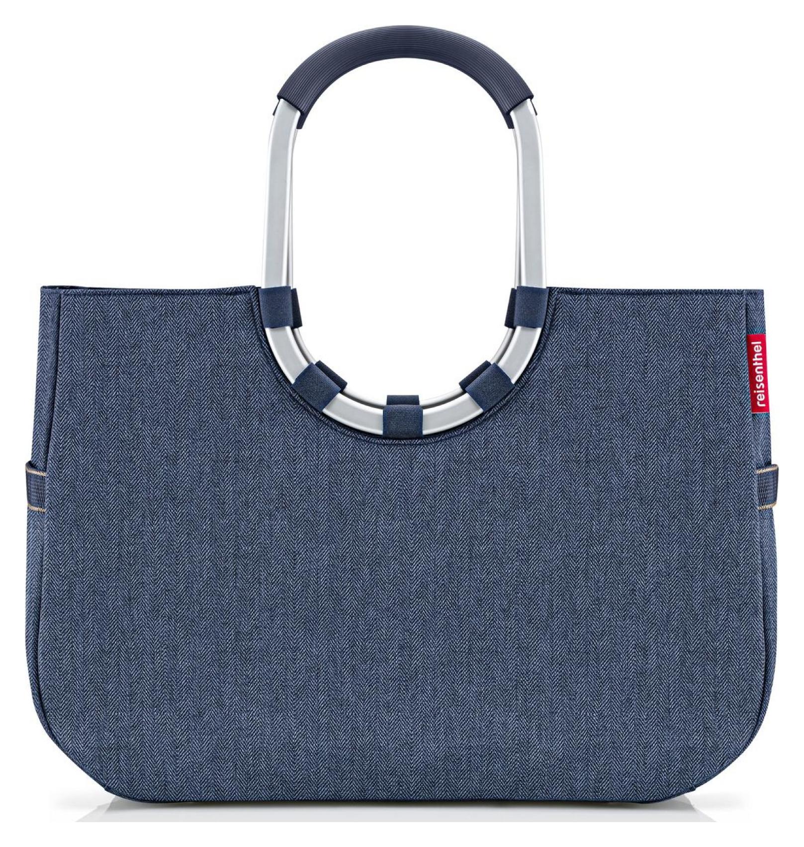 Reisenthel Loopshopper L Herringbone Dark Blue