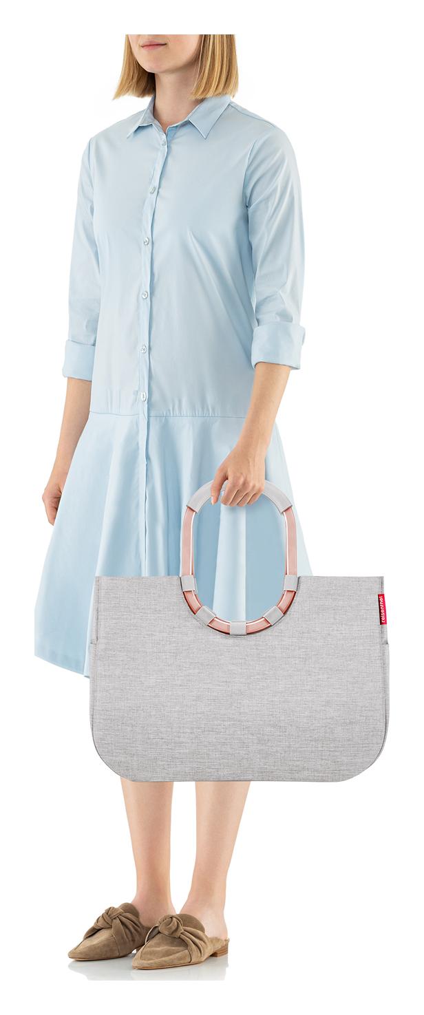 Reisenthel Loopshopper L Frame Twist Sky Rose - Image 3
