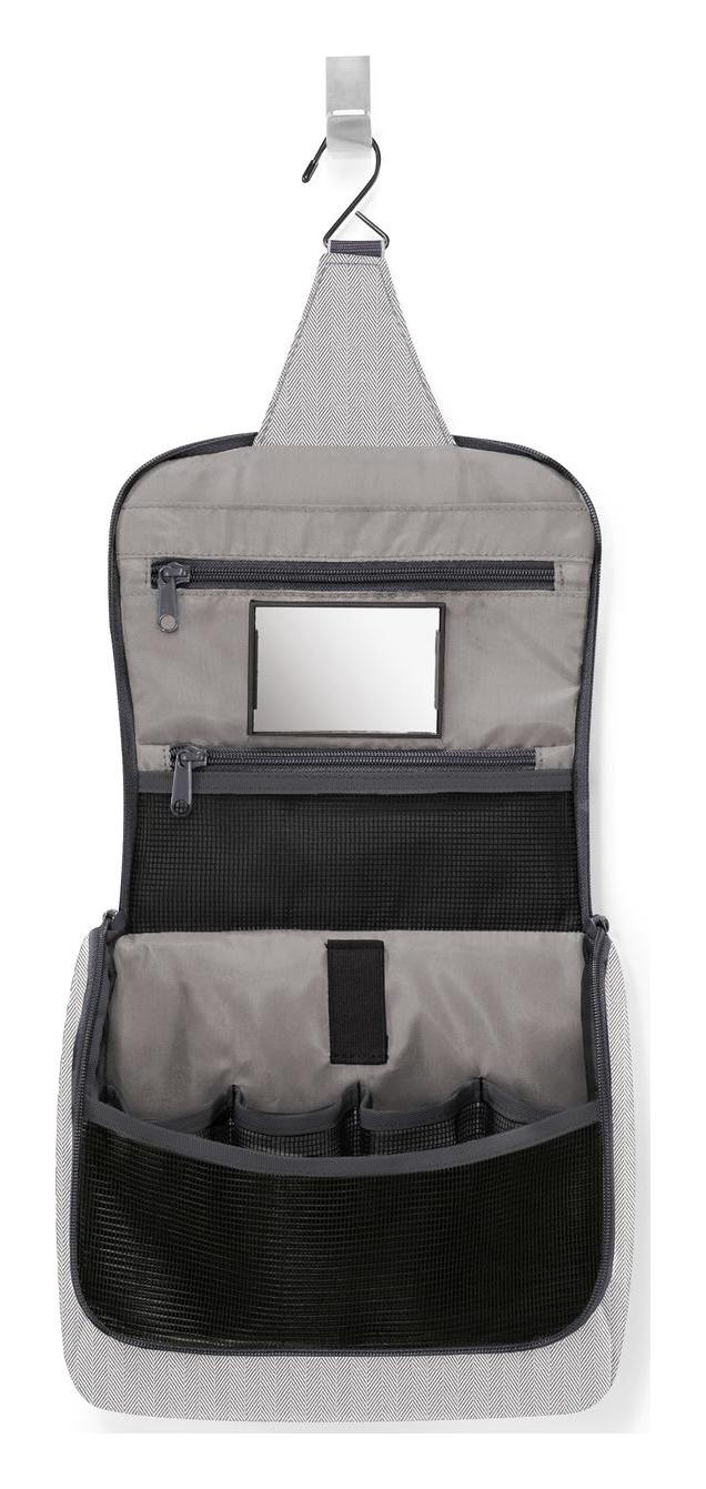 Toaletní taška Reisenthel Toiletbag Herringbone Grey - Obrázek 3