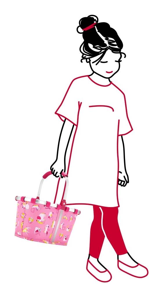 Reisenthel Carrybag XS Kids Abc friends pink - Image 2