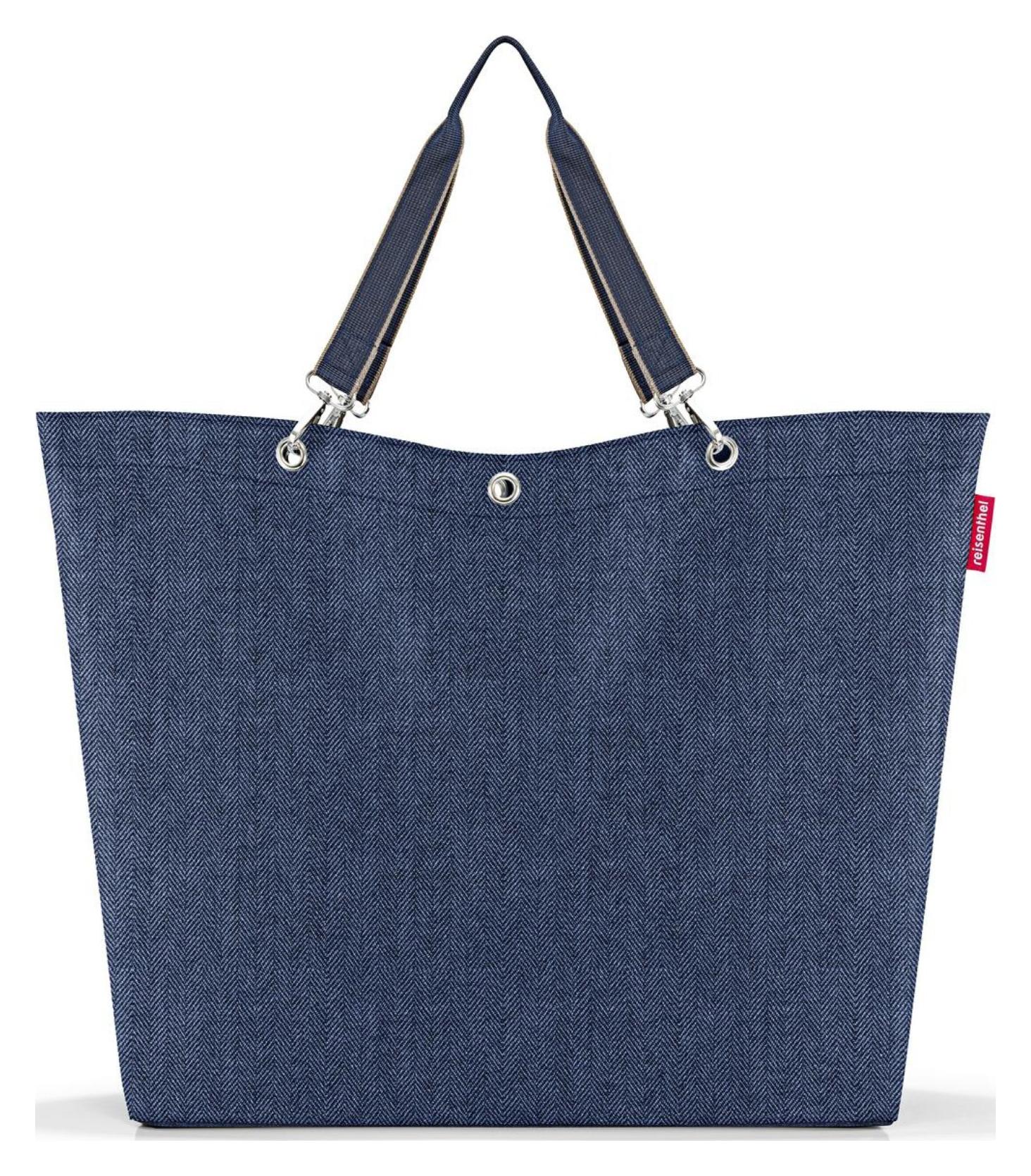Reisenthel Shopper XL Herringbone Dark Blue