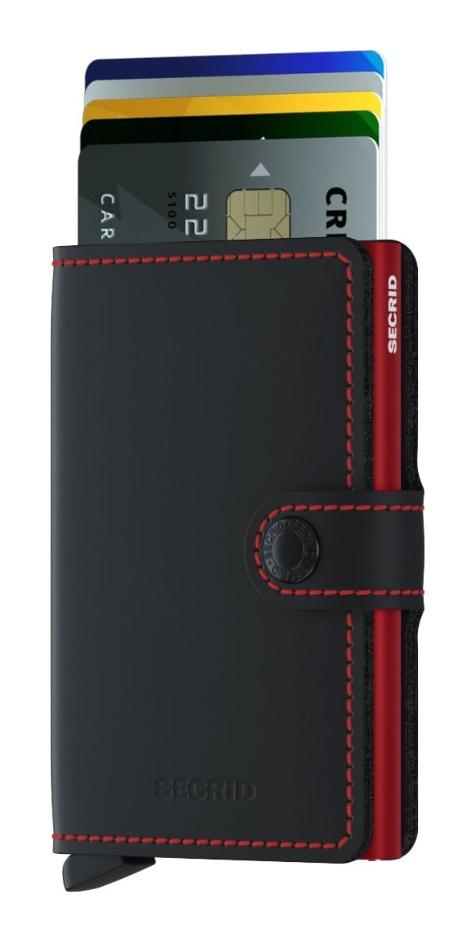 Secrid Miniwallet Matte Black&Red - Image 2