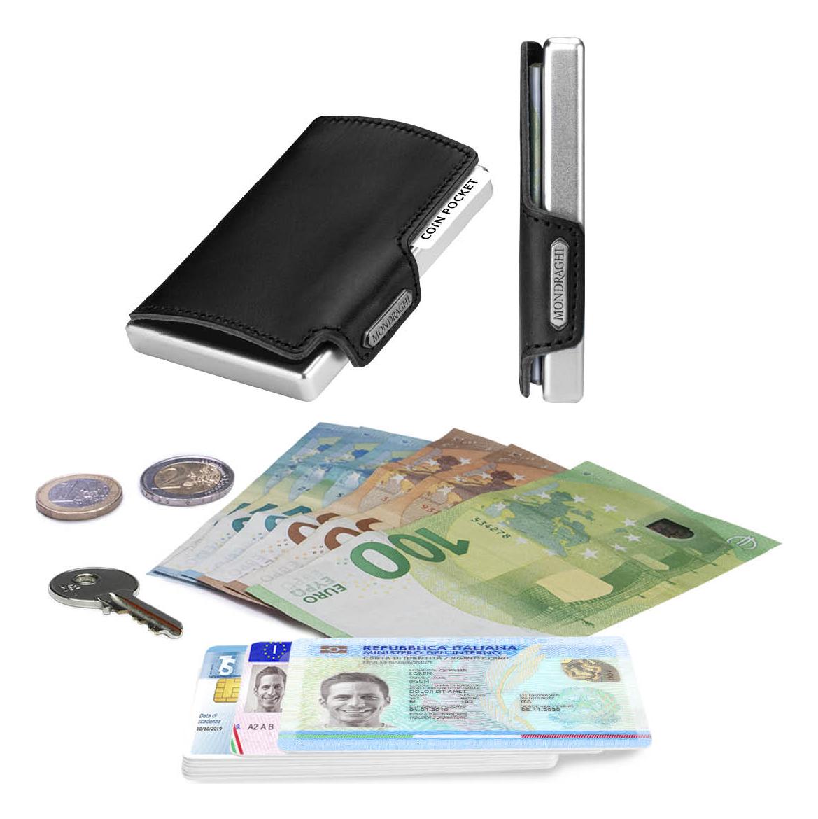 Mini peněženka Mondraghi Elegance Plus Black