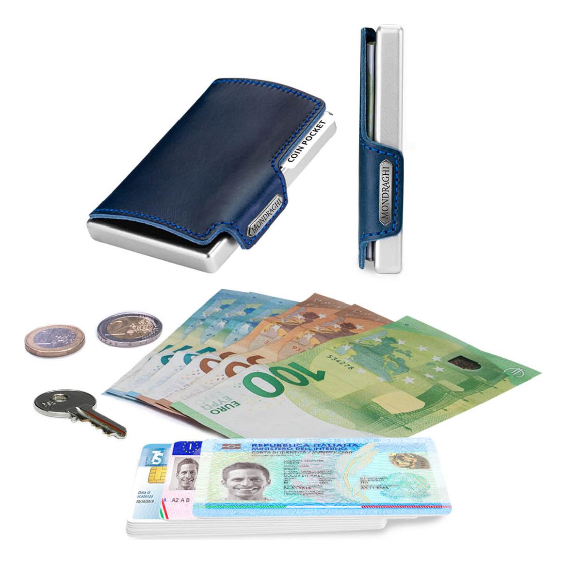 Mini peněženka Mondraghi Elegance Plus Blue