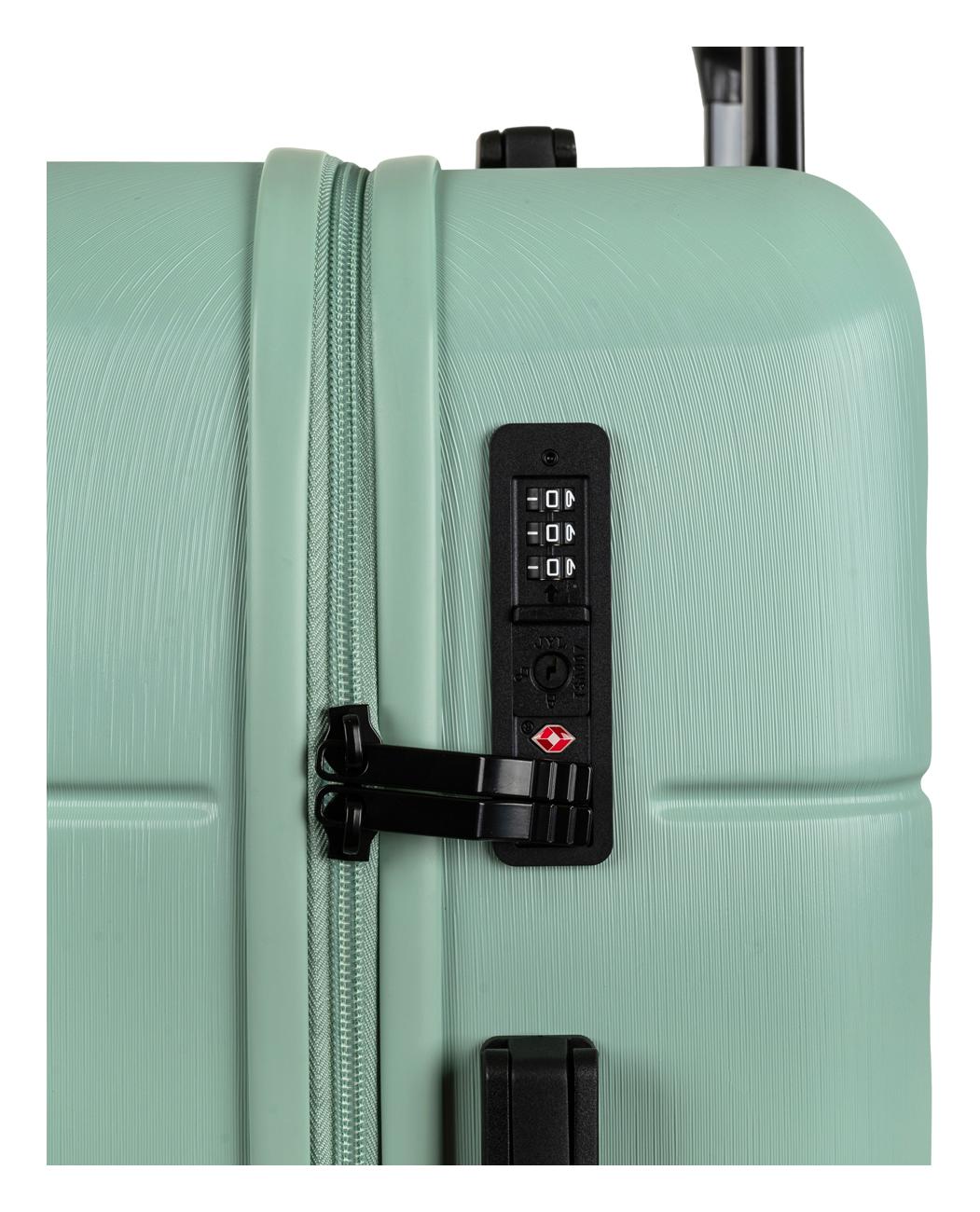 Střední skořepinový kufr Skyline Goomera 4w M Green - Obrázek 6