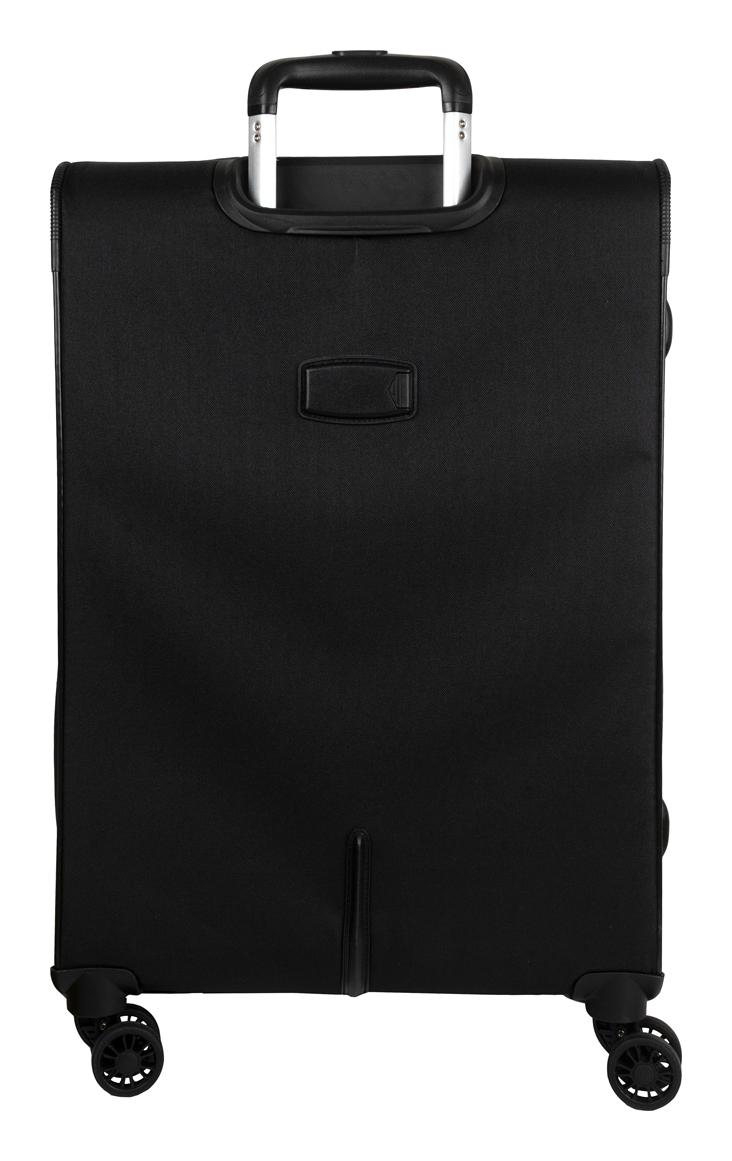 Velký textilní kufr na kolečkách Skyline Orlando 4w L Black