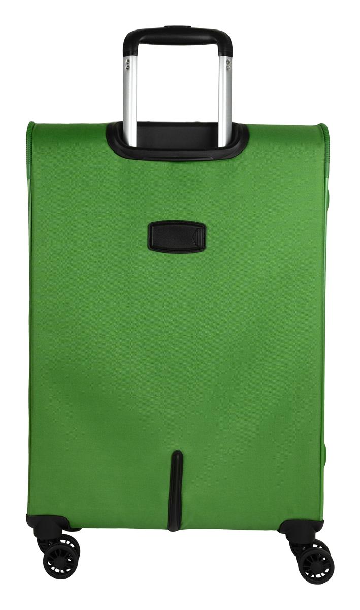 Střední textilní kufr na kolečkách Skyline Orlando 4w M Green