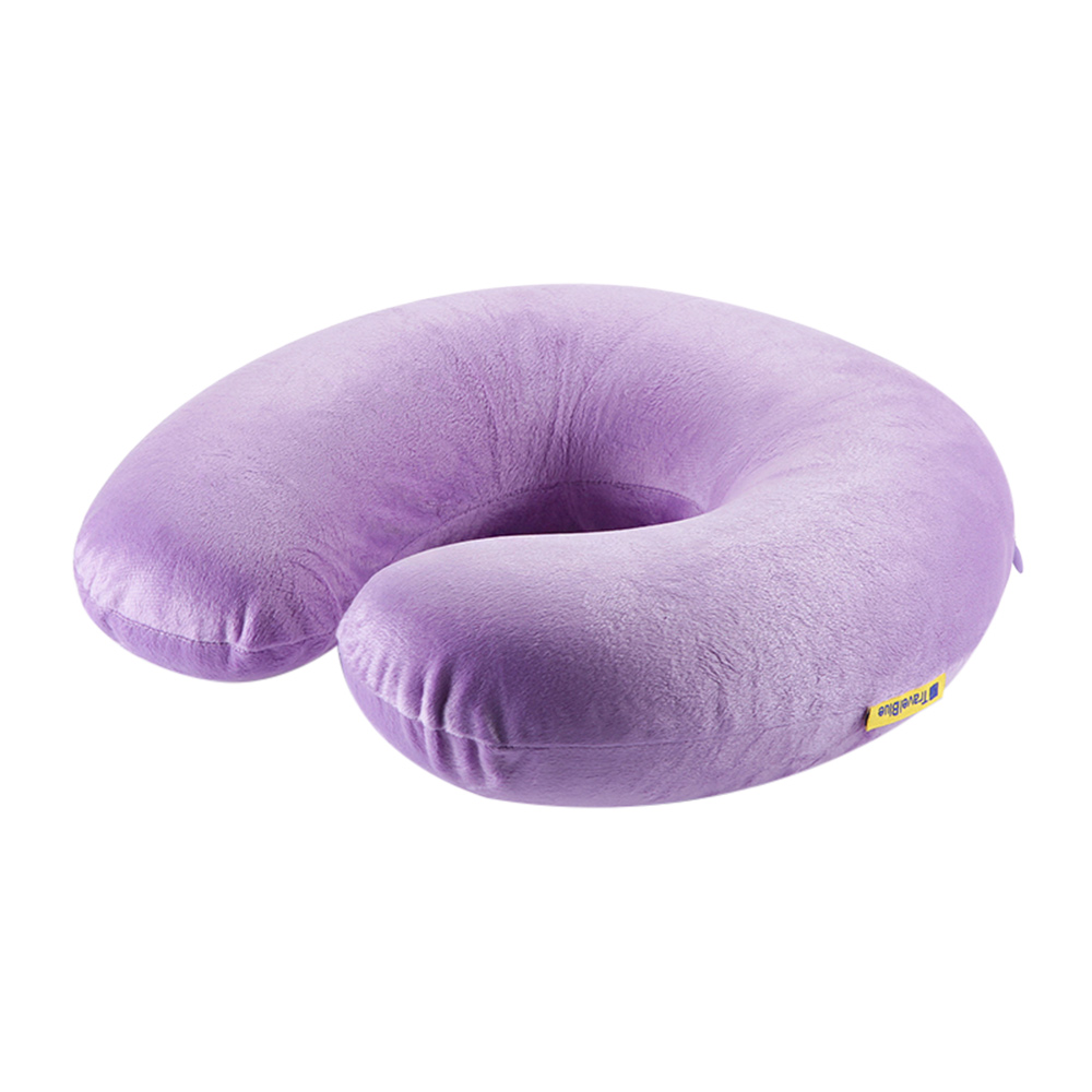 E-shop Travel Blue Memory Foam Pillow Purple