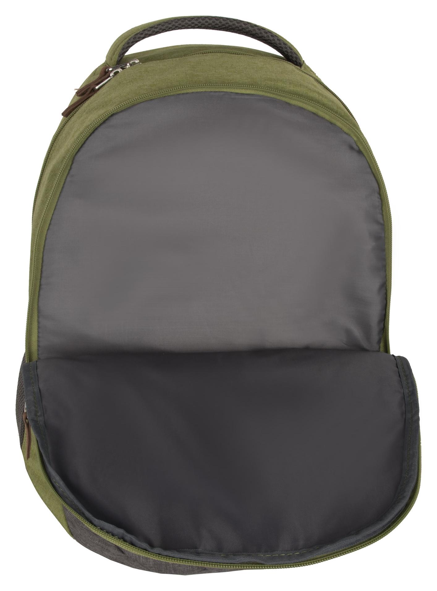 Travelite Basics Backpack Melange Green/grey - Image 3
