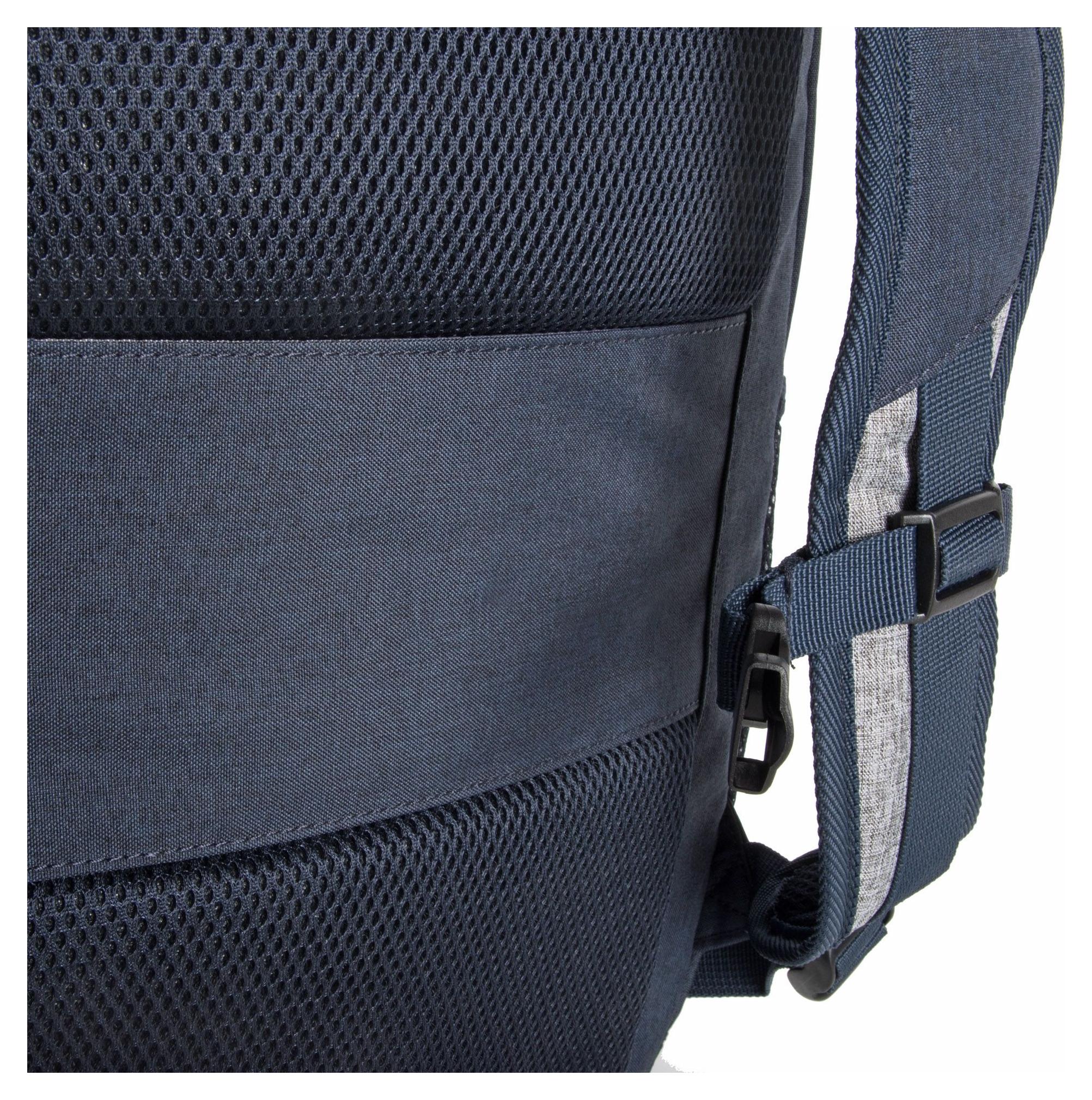 Travelite Basics Backpack Melange Navy/grey - Image 2