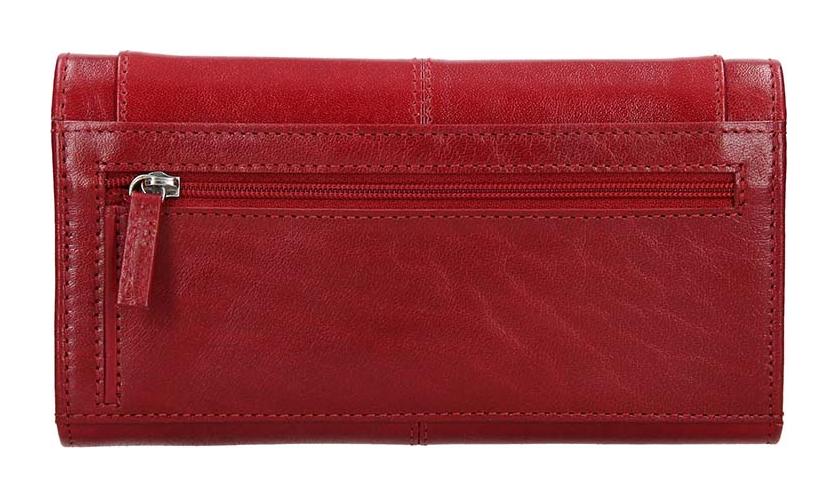 Lagen Dámská peněženka kožená BLC/4228 Červená/Červená