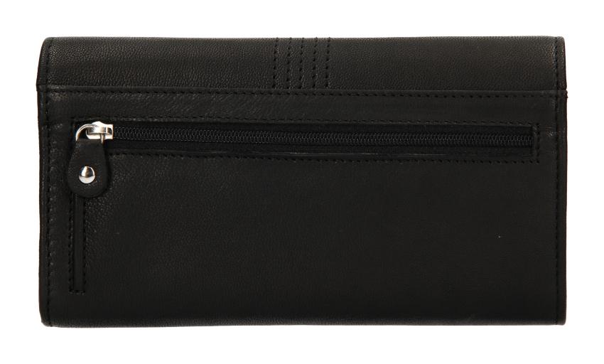 Lagen Dámská peněženka kožená BLC/4735 Černá