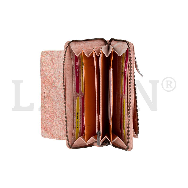 Lagen Dámská peněženka kožená 786017 Oranžová