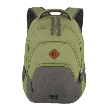 Travelite Basics Backpack Melange Green/grey