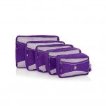 Heys Eco Packing Cube 5pc Set II Purple