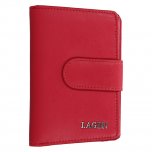 Lagen Dámská peněženka kožená 50313 Červená