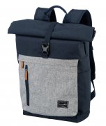 Travelite Basics Roll-up Backpack Navy/Grey