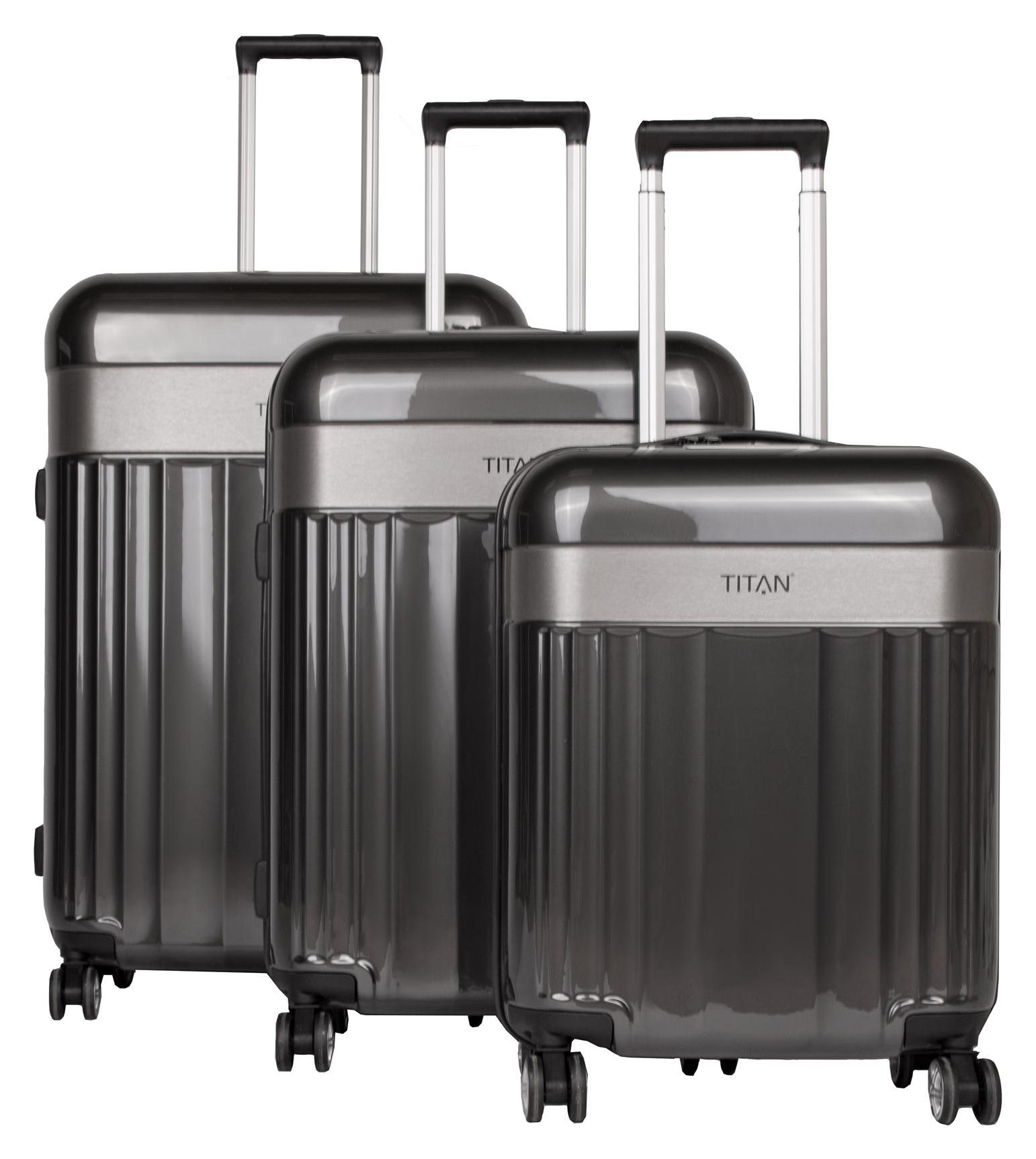 Titan Spotlight Flash 4w S,M,L Anthracite – sada 3 kufrů